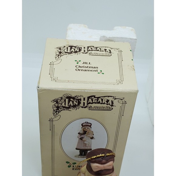 Jan Hagara Collection Porcelain Ornaments Set Carol Jill Jessica Lot of 3 - Picture 10 of 16